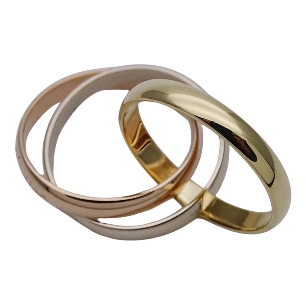 CARTIER Gold Trinity Ring #49 - Picture 6 of 13